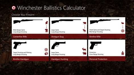 Winchester Ballistics Calculator Screenshots 1