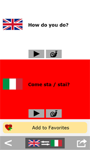 Italian talking phrasebook screenshot 3