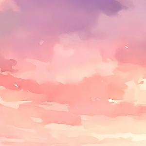 粉色天空