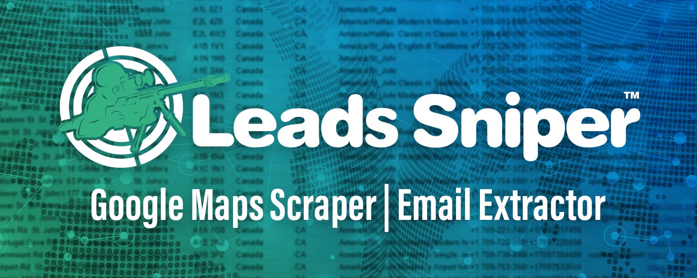 Leads-Sniper Google Maps Scraper ™ marquee promo image