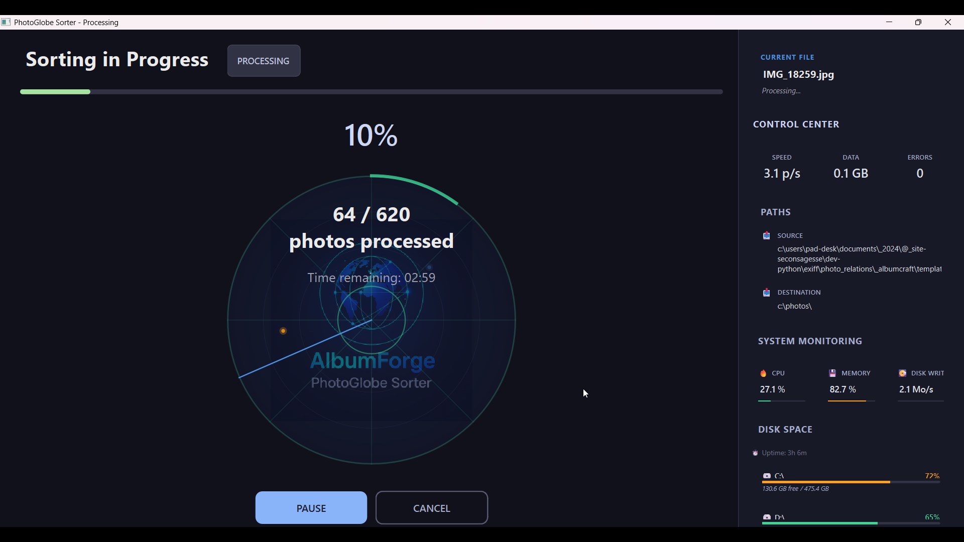 PhotoGlobe Sorter – Herunterladen und Installieren unter Windows |  Microsoft Store