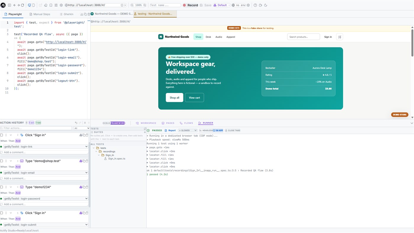 #6. Actify Studio (Windows) De: Vincenzo Lentini