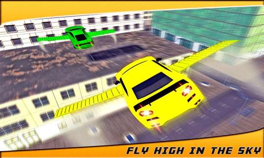 Flying Sports Muscle Car Sim screenshot 5