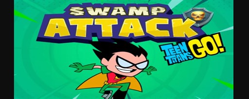 Teen Titans Go Swamp Attack Game marquee promo image