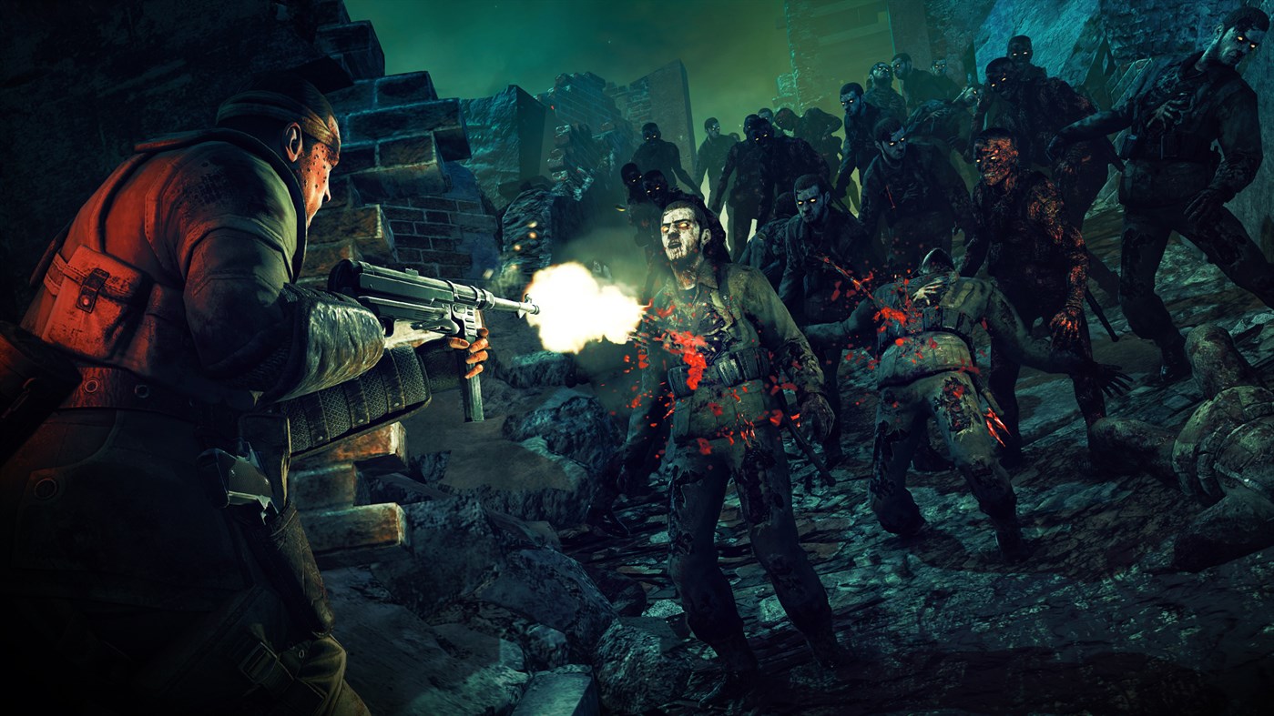 #2. Zombie Army Trilogy (Xbox) By: Rebellion