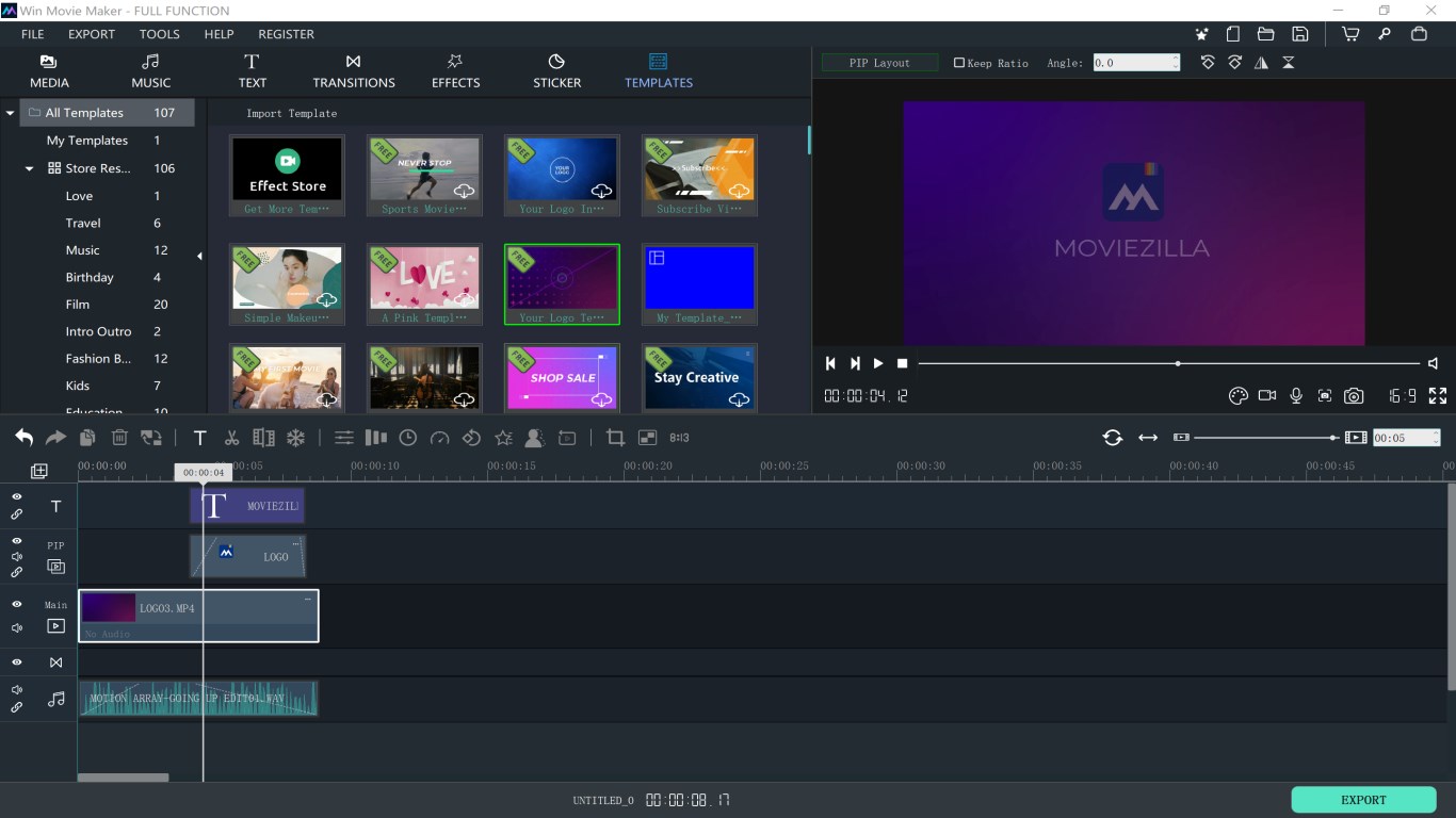 Movie Maker Templates Free Download