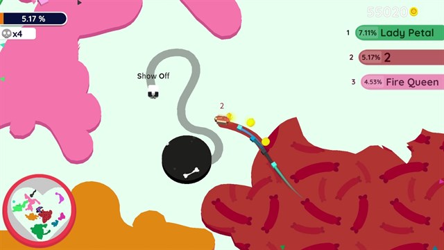 Paper io 2: Food DLC screenshot 1