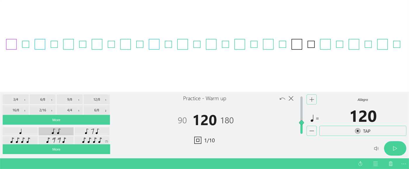 #9. Andante Metronome (Windows) بواسطة: Tomasz Wiśniewski
