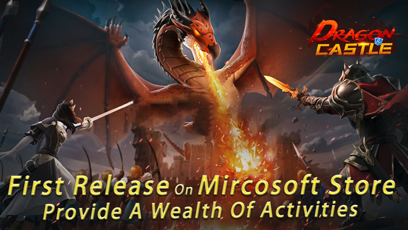 #4. Dragon and Castle: Real Time World Wars (Windows) Av: PROSPEROUS GAMES