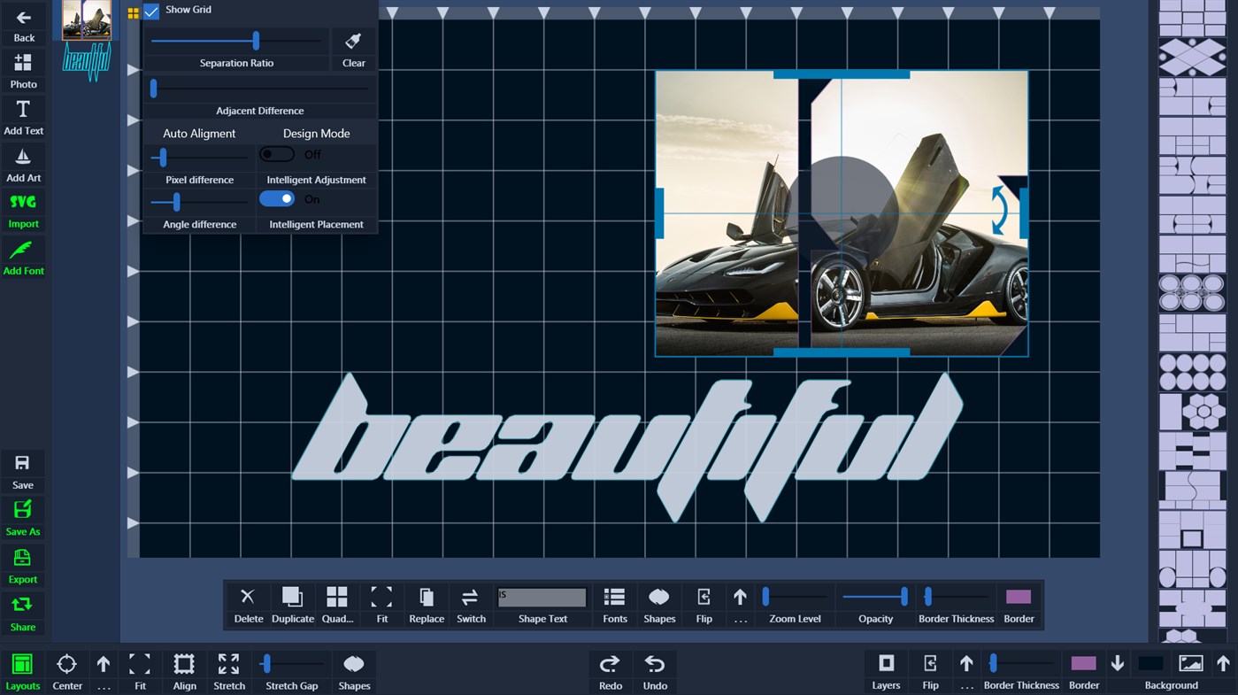 #2. Atlantas Photo Collage Studio (Windows) Göre: Unicorn