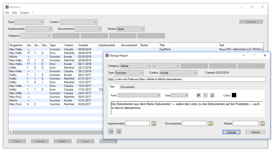 WinProLi (Windows) 由: MC Richter GbR
