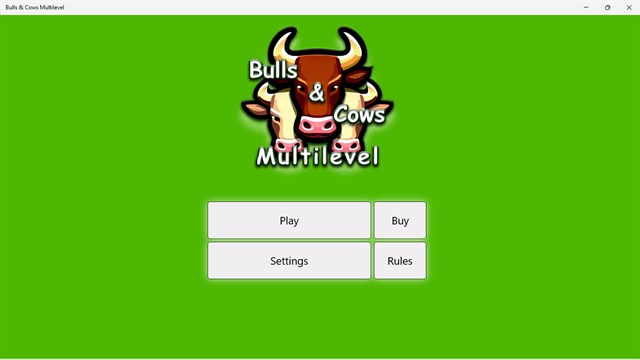 Bulls & Cows Multilevel screenshot 3
