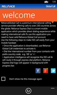 Reliance Express Dial screenshot 1