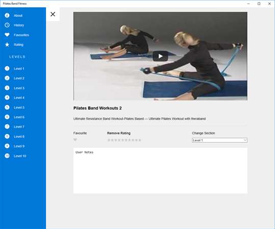 Pilates Band Fitness screenshot 3