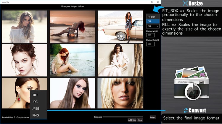 Image File - Convert, Resize and Compress Photos - PC - (Windows)