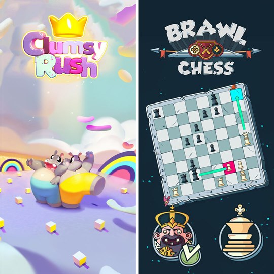 Clumsy Rush + Brawl Chess Family Bundle for xbox