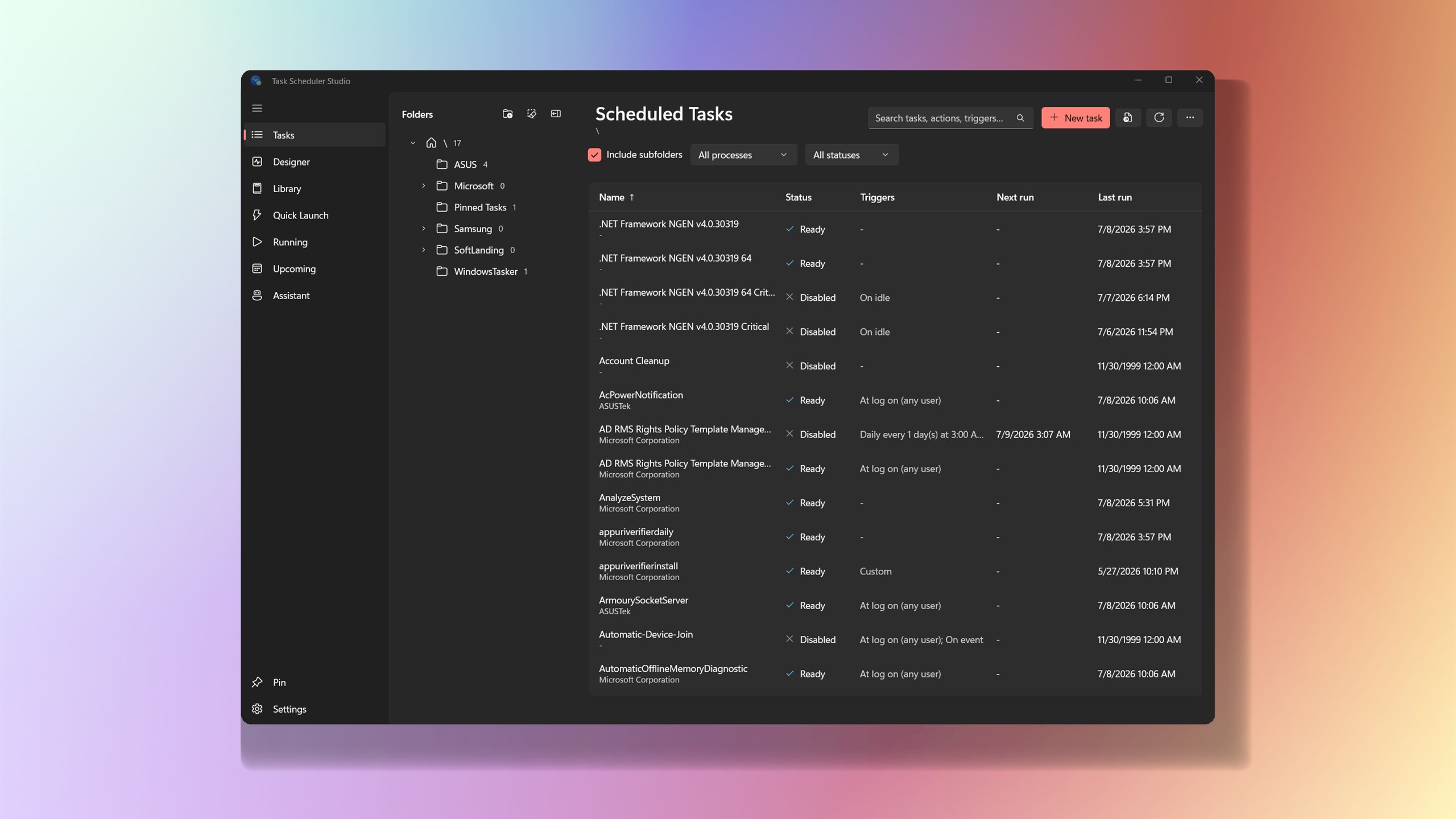 Task Scheduler Studio screenshot