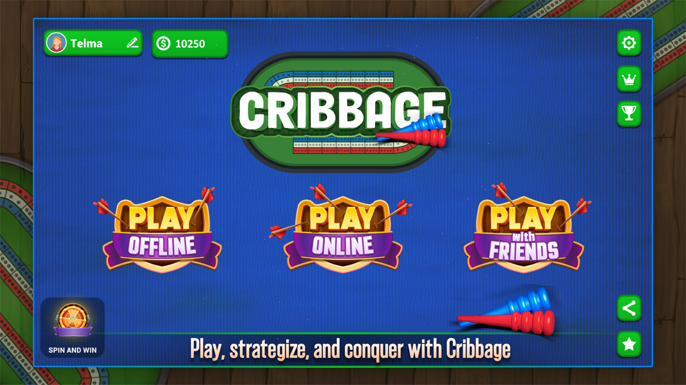 #2. Cribbage Card Game (Windows) 由: Pocket Game Card lab