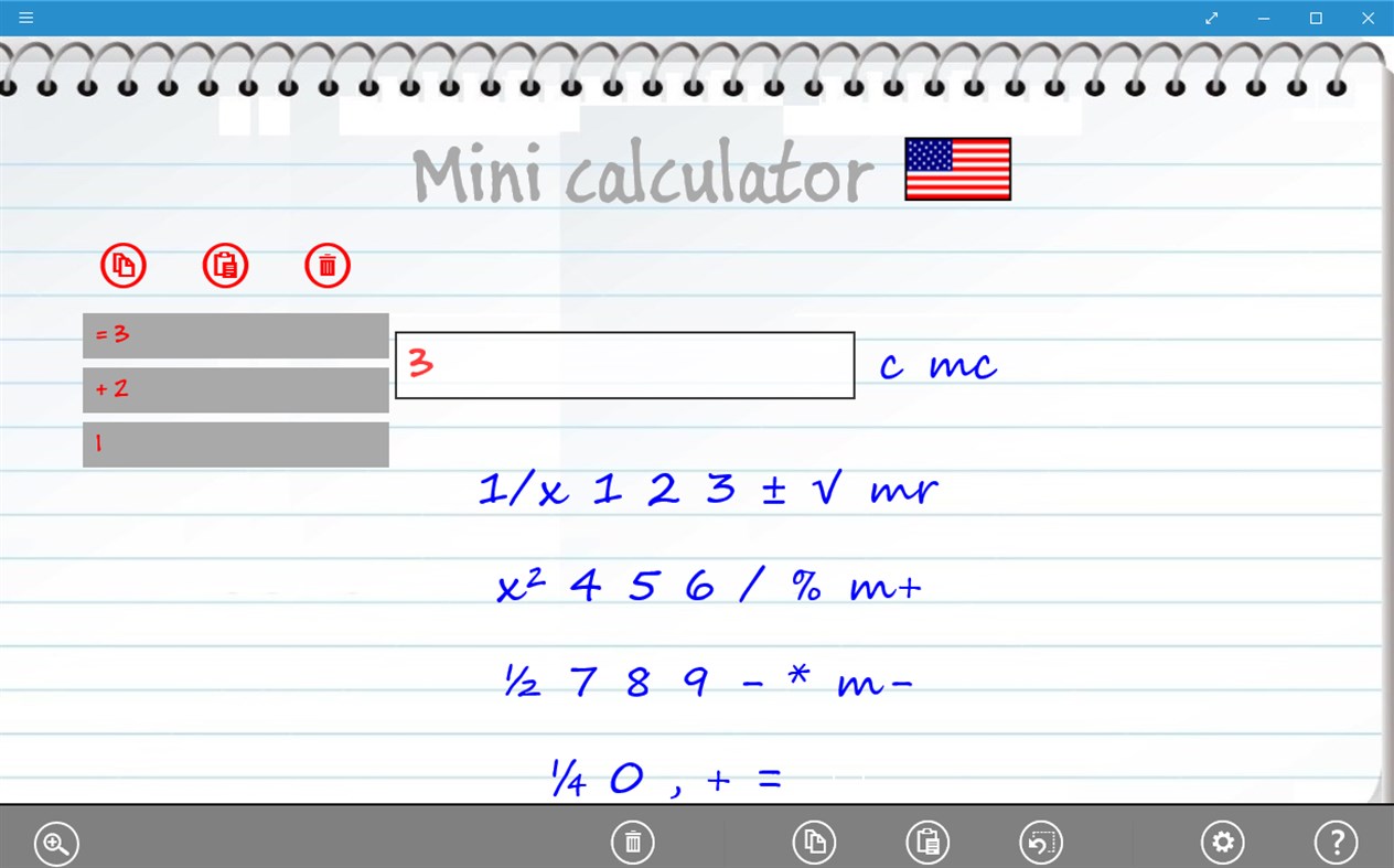 #2. Mini Calculator for Windows (Windows) Göre: Mikael Johansson