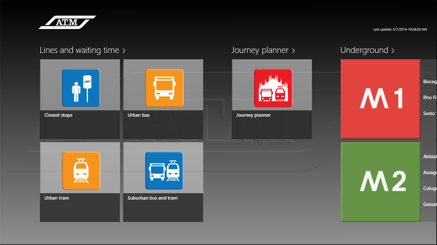#1. ATM OpenData (Windows) 由: Azienda Trasporti Milanesi SpA