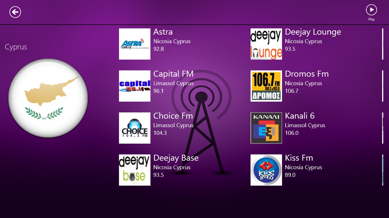Cyprus Greece Radio for Windows 10