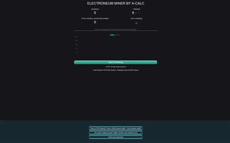A-Calc ETN Miner Screenshots 1