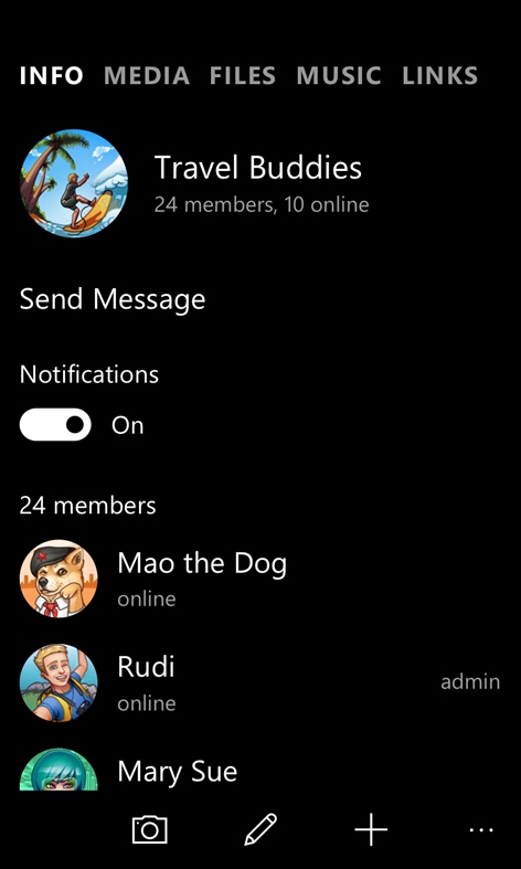 Telegram Messenger Screenshot