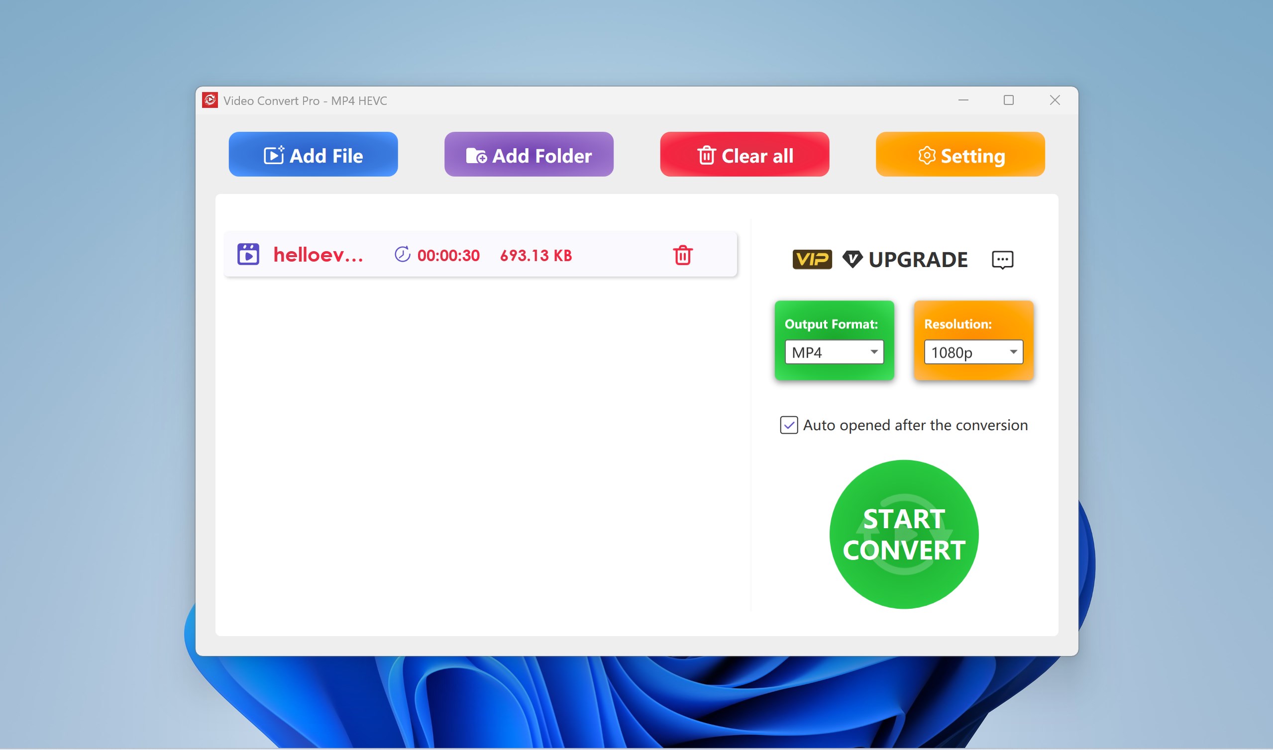 Video Convert Pro - MP4 HEVC screenshot