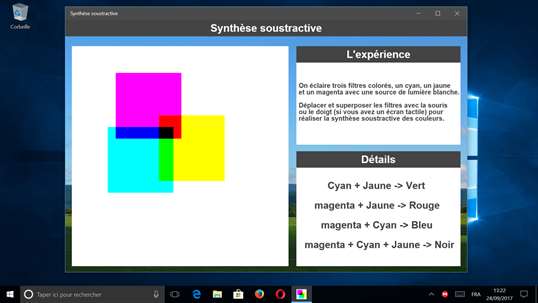 Synthèse soustractive screenshot 1