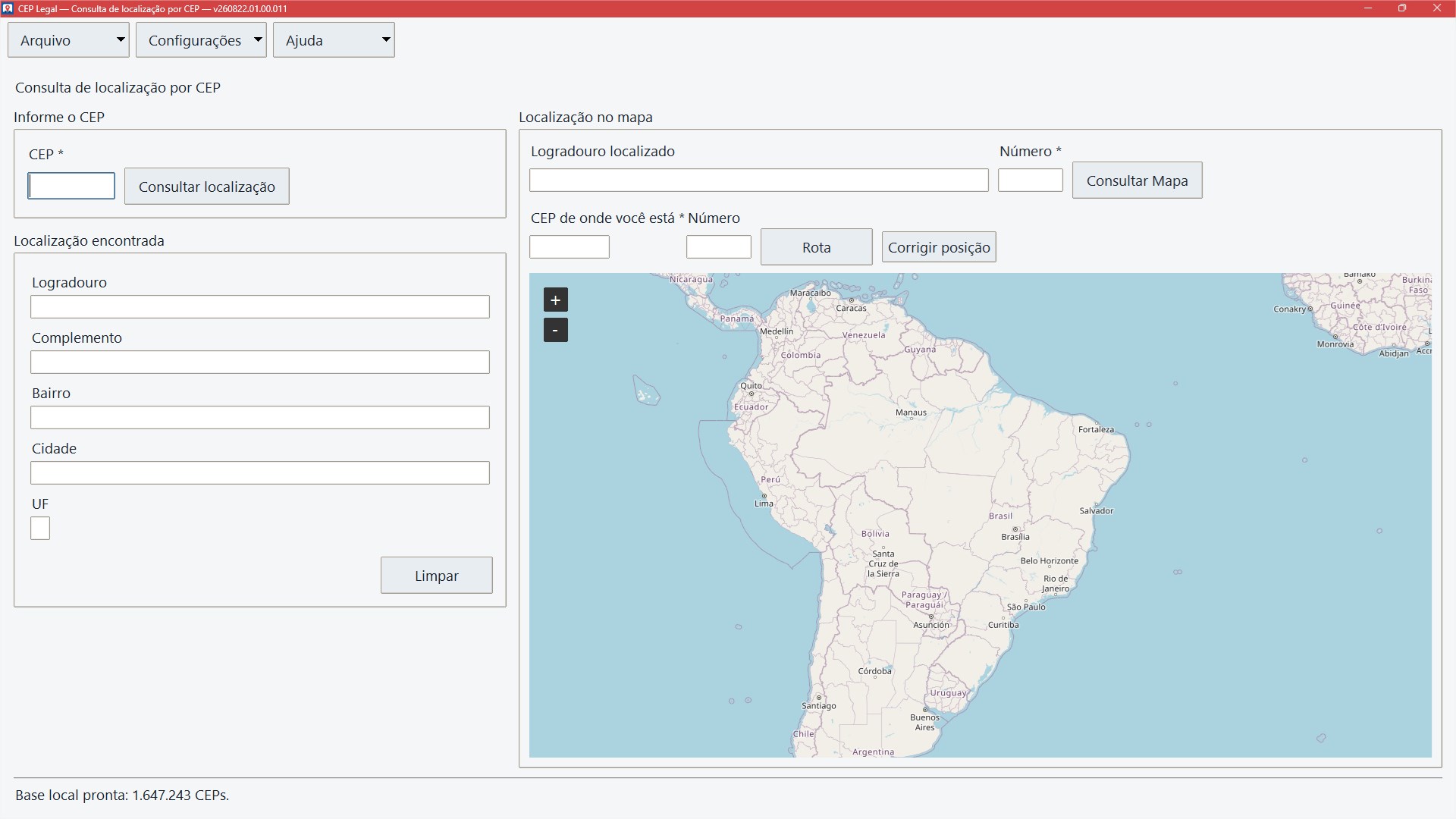 CEP Legal screenshot