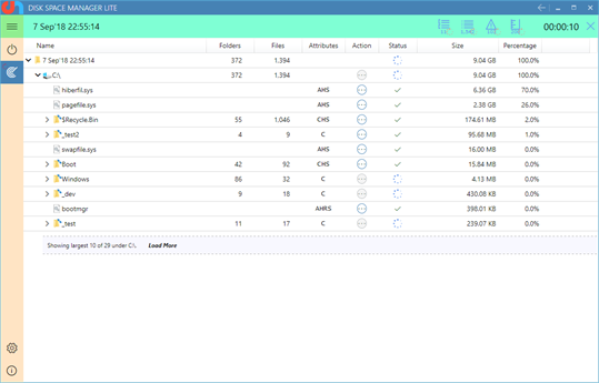 Disk Space Manager LITE screenshot 3