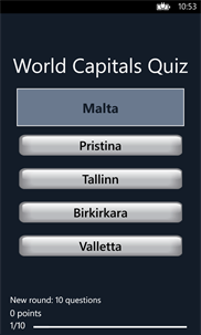 World Capitals screenshot 2