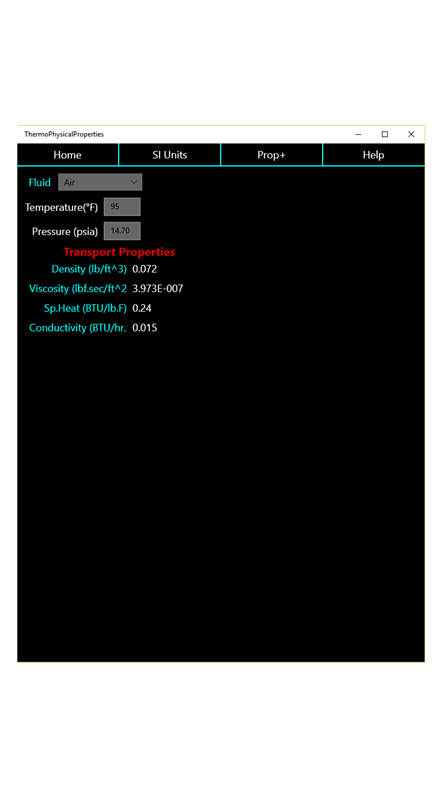 #1. Thermo-Physical Fluid Properties (Windows) بواسطة: Kaup Shenoy Associates