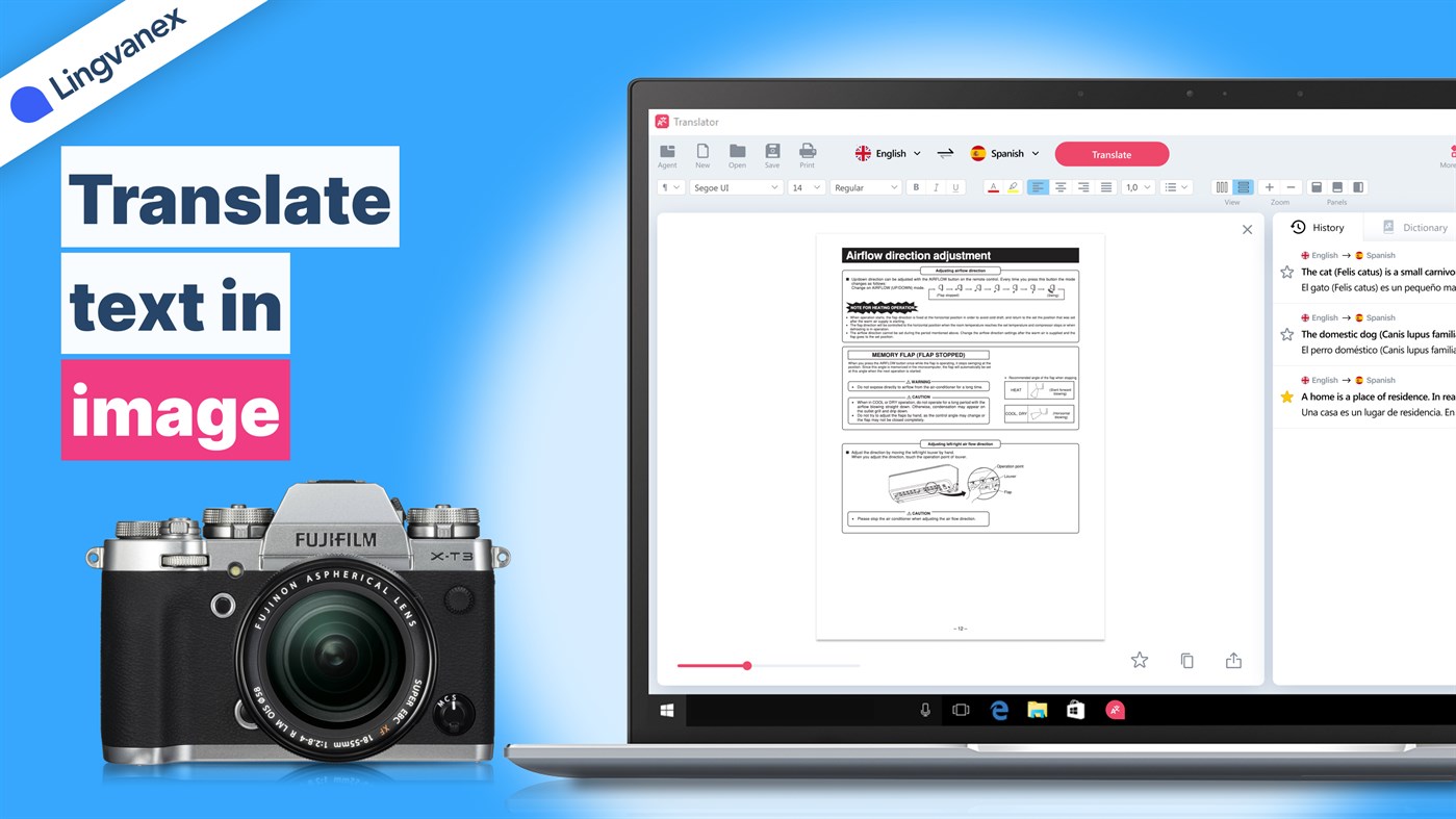 #4. Lingvanex - Language Translator and Dictionary (Windows) Bởi: NordicWise LLC