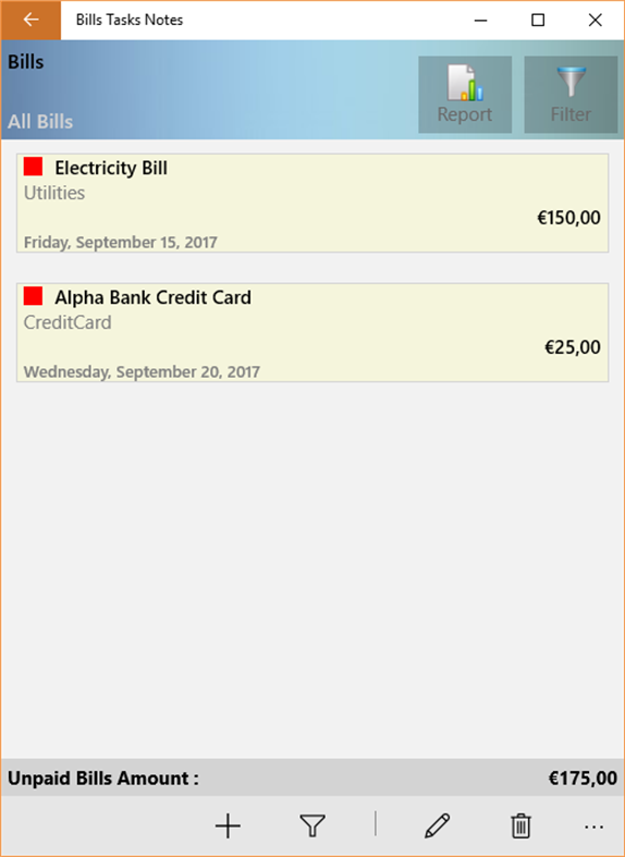 #2. Bills Tasks Notes (Windows) 由: gjbsolutions