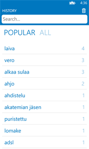 Swedish Finnish dictionary ProDict Free screenshot 6