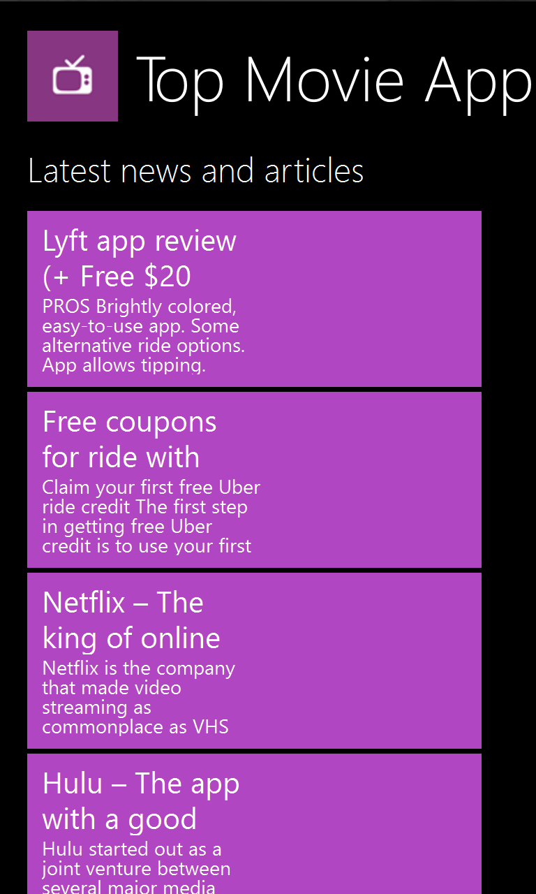 Top Movie Apps for Windows 10