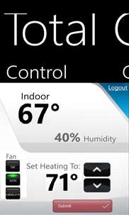 Total Connect Comfort Thermostat screenshot 2