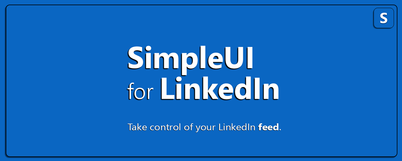 SimpleUI for LinkedIn