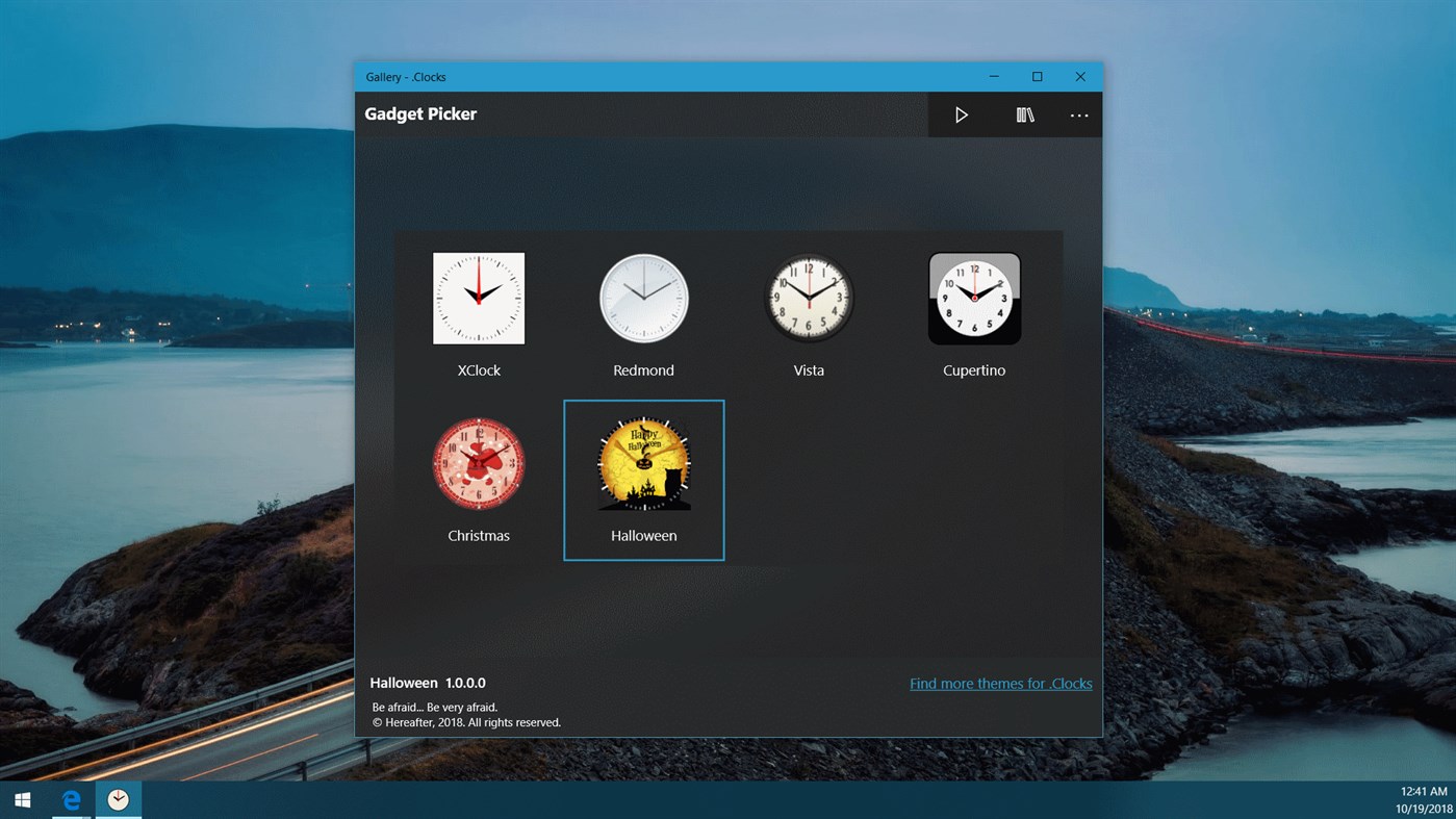 #1. Halloween Pack for .Clocks (Windows) Podle: Hereafter2
