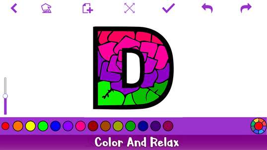 Alphabets Coloring Book Pages screenshot 4