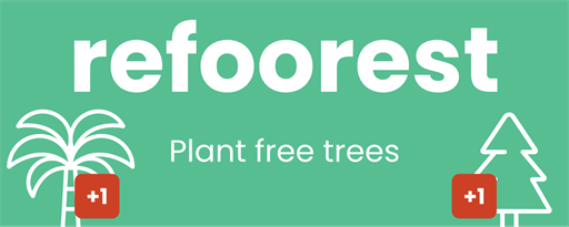 refoorest: plant trees for free marquee promo image