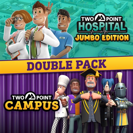 Two Point Hospital and Two Point Campus Double Pack for xbox