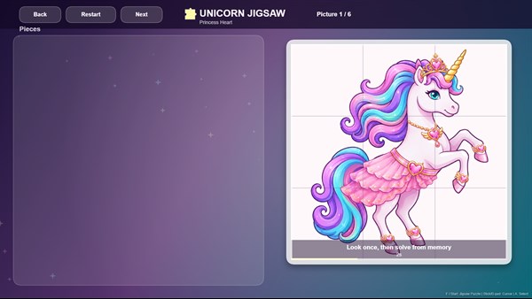 Unicorn: Dress Match Jigsaw — 7