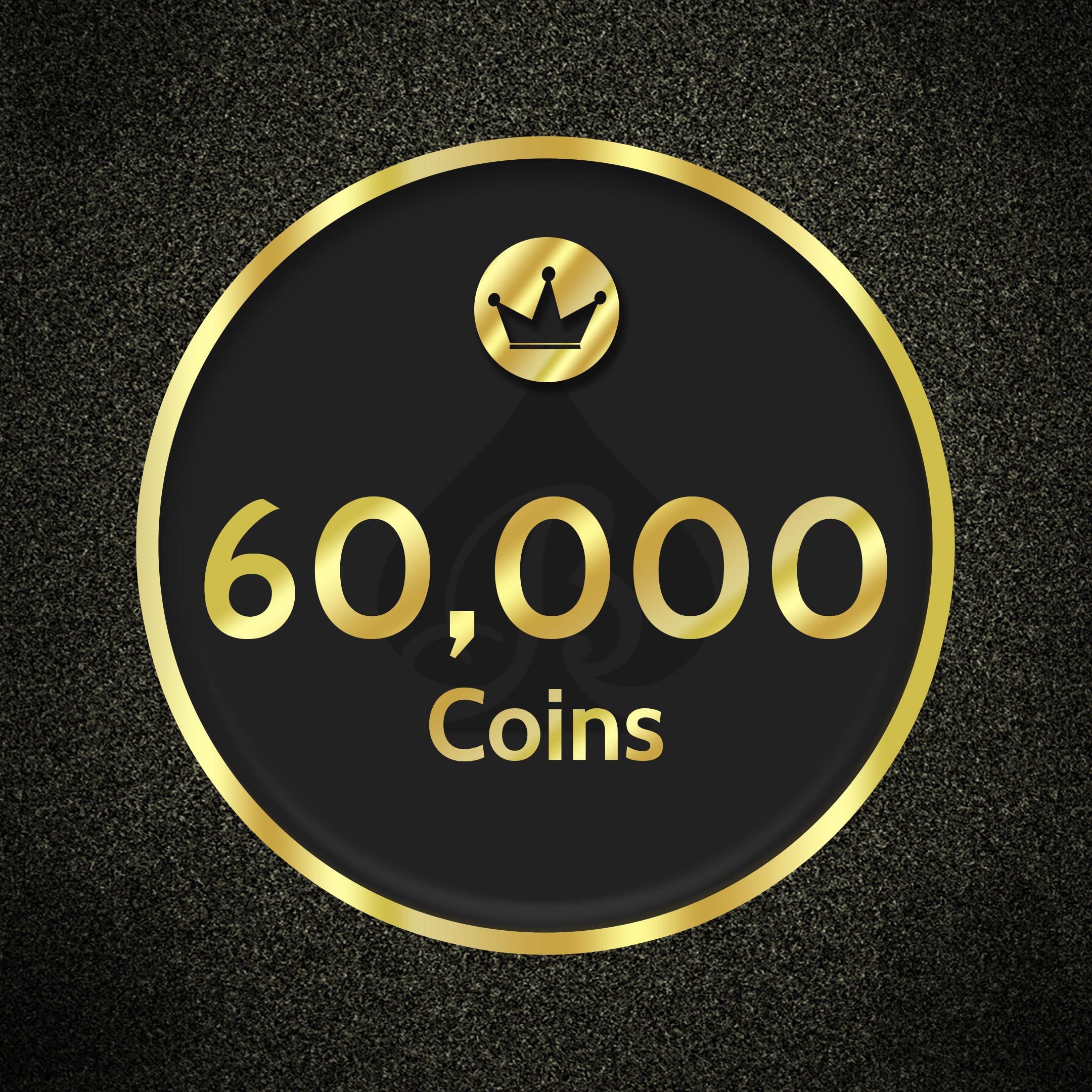 60,000 Black Spades Coins