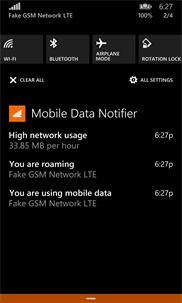 Mobile Data Notifier screenshot 2