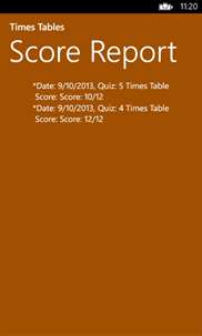 Times Tables screenshot 5