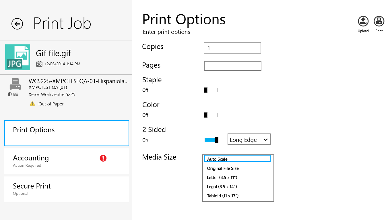Xerox Print Portal for Windows 10