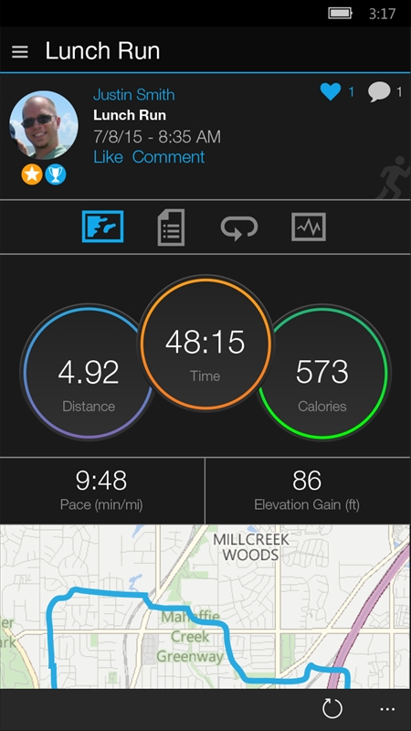 Garmin Connect Mobile Screenshot