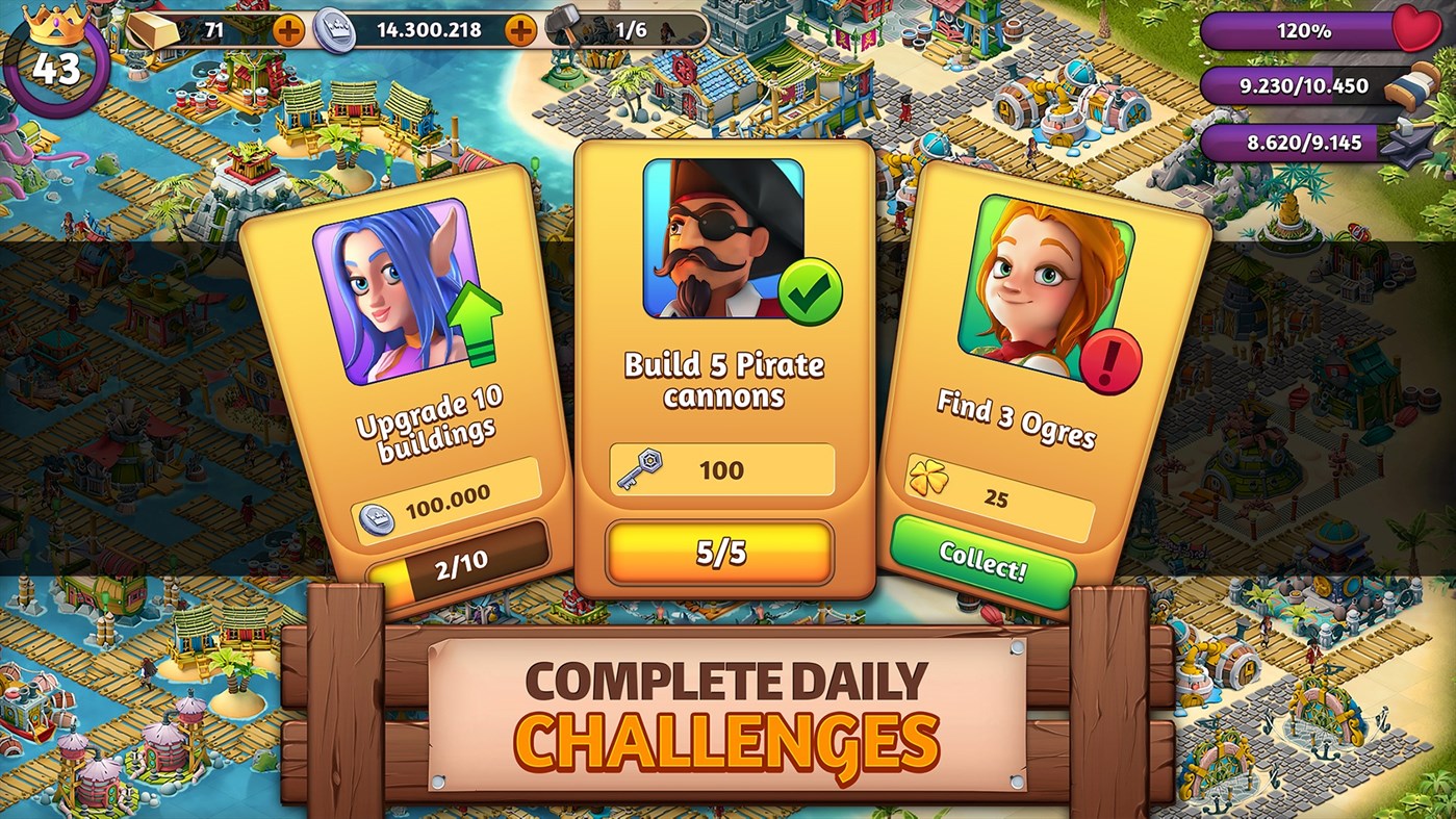 #3. Fantasy Island Sim: Fun Forest Adventure (Windows) 由: Sparkling Society Games B.V.